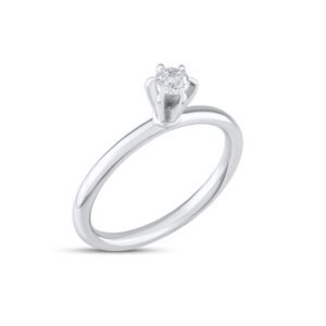 Изящен пръстен с диамант 0,19 carat